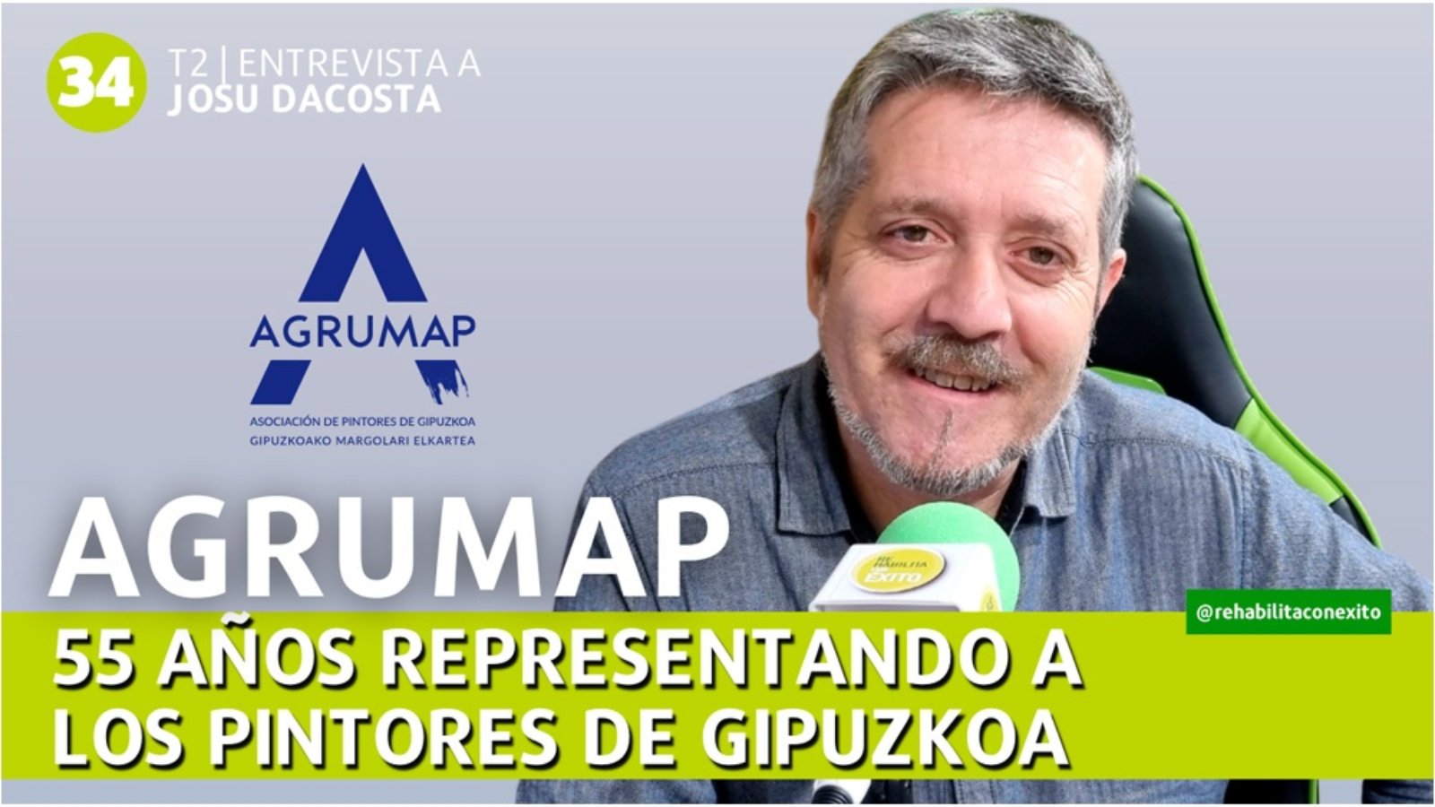 55 a�os representando a los pintores de Gipuzkoa: entrevista a Josu Dacosta, presidente de AGRUMAP