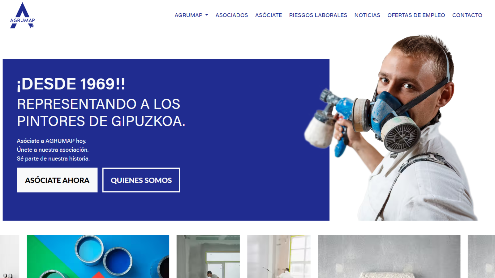 Nueva web de AGRUMAP: m�s visibilidad para los pintores de Gipuzkoa